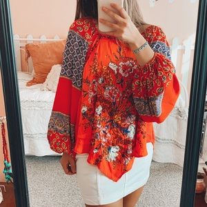 NWOT Free People Positano Blouse